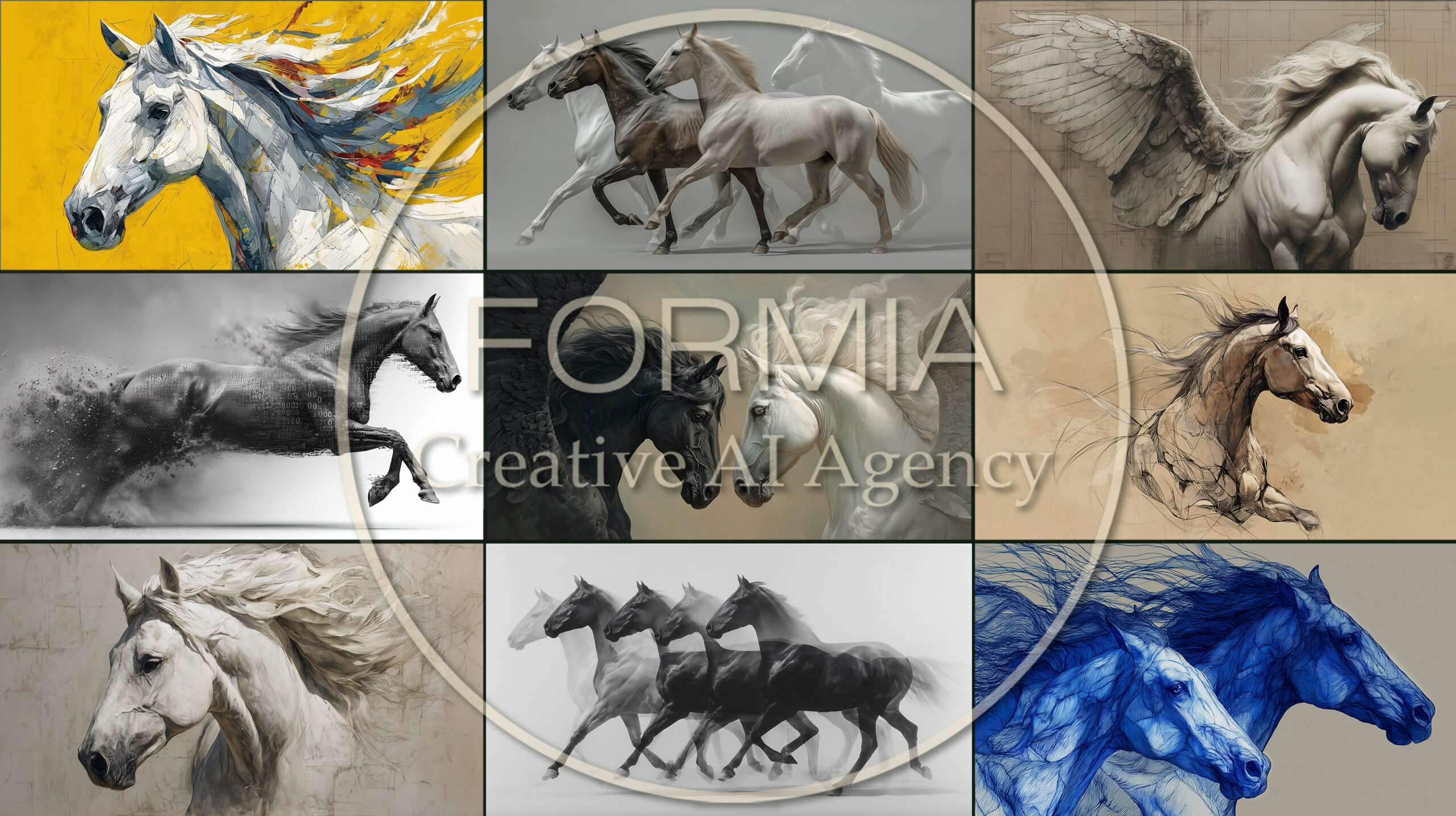 Horses Wall Art